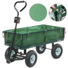 Load image into Gallery viewer, Panana Heavy Duty Large Garden Trolley Cart Truck 4 Wheel Transport Metal Steel Mesh Wheelbarrow Capacity 300kg France stock
