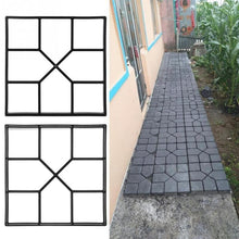Load image into Gallery viewer, DIY Plastic Path Maker Mold Manually Paving Cement Brick Stone Road Paving Mold Concrete Molds Tool for Garden Paving Accessory
