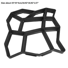 Load image into Gallery viewer, DIY Plastic Path Maker Mold Manually Paving Cement Brick Stone Road Paving Mold Concrete Molds Tool for Garden Paving Accessory
