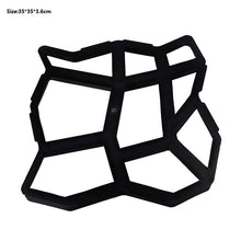 Load image into Gallery viewer, DIY Plastic Path Maker Mold Manually Paving Cement Brick Stone Road Paving Mold Concrete Molds Tool for Garden Paving Accessory
