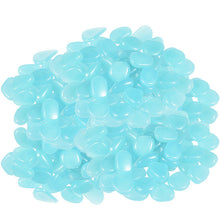 Load image into Gallery viewer, 50Pcs Glow In The Dark Luminous Pebbles Stones for Wedding Party Event Supplies Gardening Swimming Pool Bar Decoration Rocks
